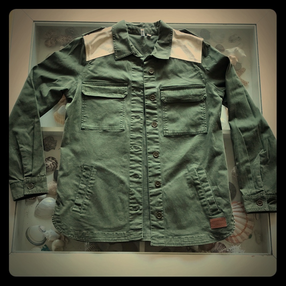 Rip Curl Dark Green Button Up